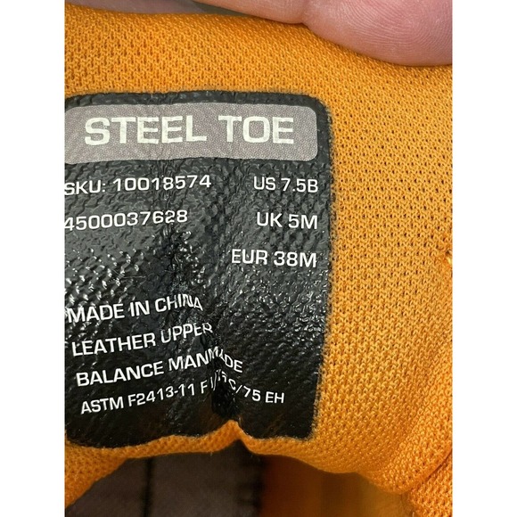 Ariat Women's Contender Steel Toe Work Boots Size 7.5 10018574 Brown No Insole - Picture 10 of 12